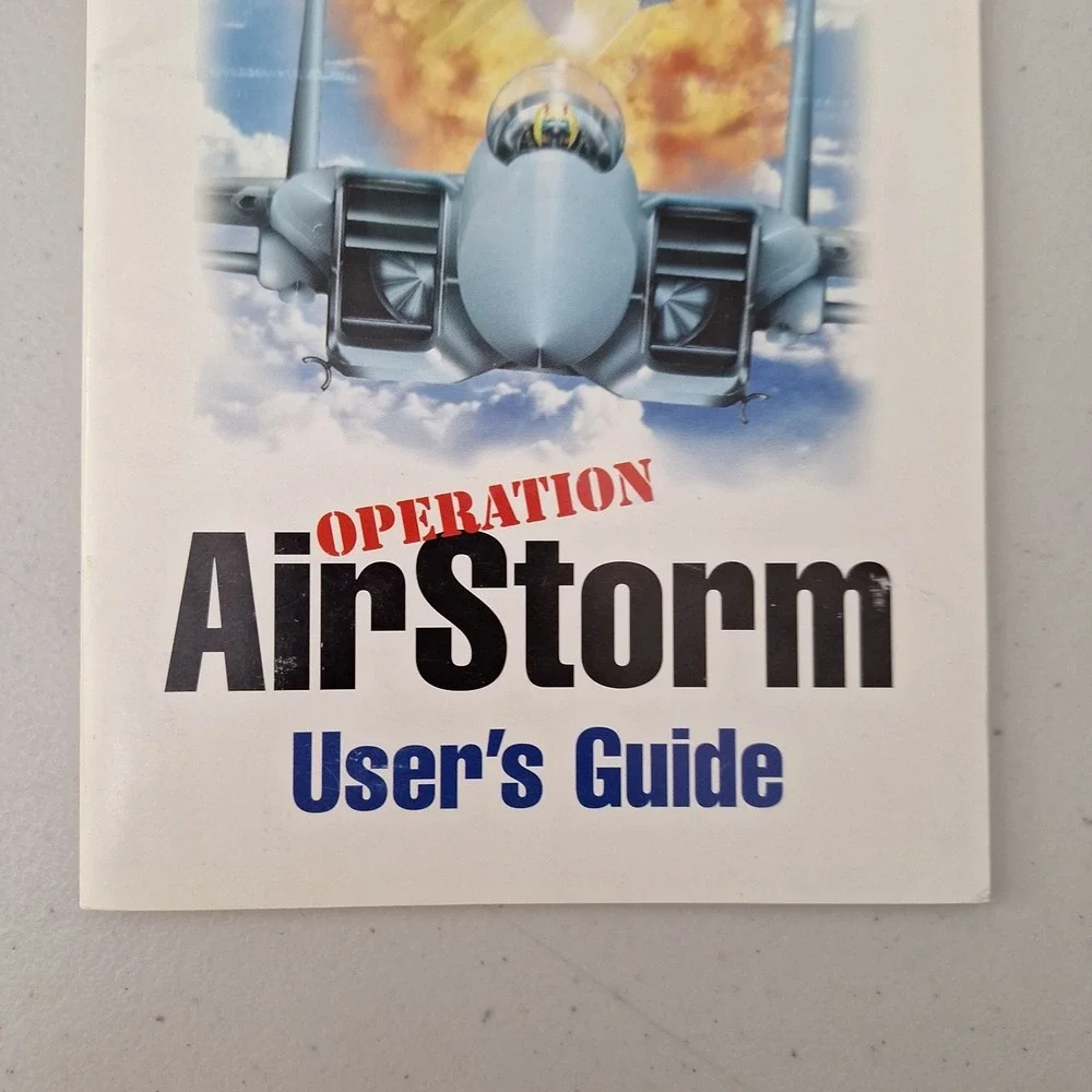 Operation AirStorm Revell Series Expert Software 1994 PC Game User's Guide